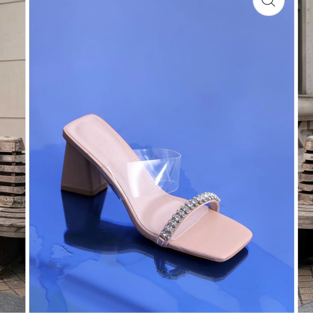 Transparent Nude Heels